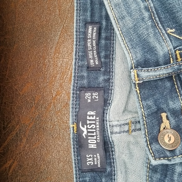 #S - Hollister Low-rise Super Skinny Jeans Sz 3XS - Picture 2 of 8